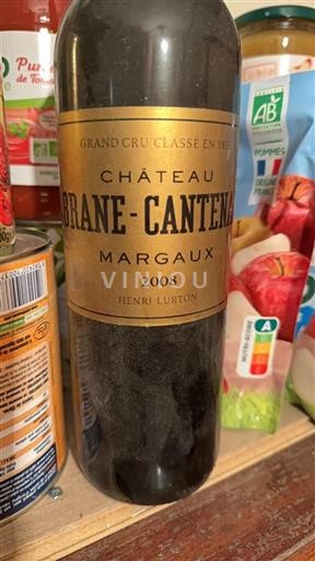 Bordeaux Margaux Grand Cru Brane-Cantenac 2008
