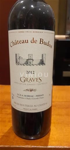 Bordeaux Graves Château Budos 2012