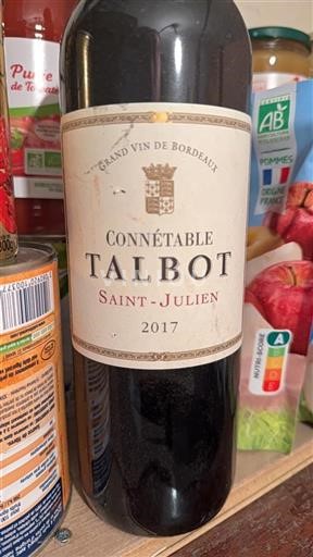 Bordeaux Saint-Julien Grand Cru Château Talbot Connétable 2017