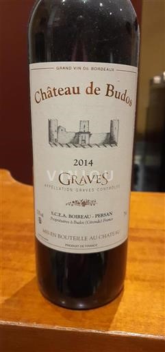 Bordeaux Graves Château Budos 2014