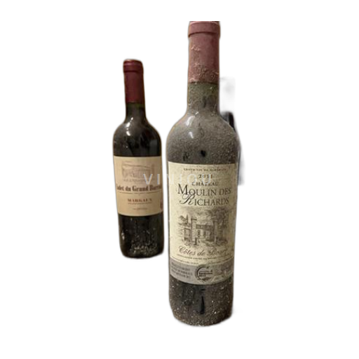 Vin Rouge sec Château Moulin des Richards 2011 France Bordeaux Côtes-de-bourg AOC
