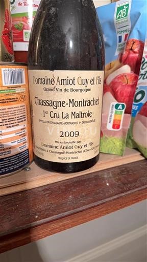 Burgund Chassagne-Montrachet Premier Cru Domaine Amiot Guy et Fils 1er Cru La Maltroie 2009
