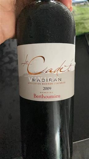 Sud-Ouest Madiran Domaine Berthoumieu Le Cadet 2009