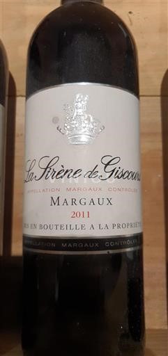 Bordeaux Margaux Giscours La Sirène 2011