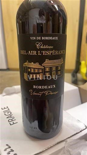 Bordeaux Château Bel-Air L'Espérance 2021
