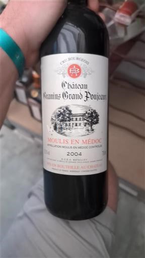 Bordeaux Moulis-en-Médoc Cru Bourgeois Château Chasse-Spleen 2004