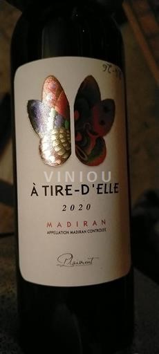 Jihozápad Madiran Plaimont À Tire-d'elle 2020