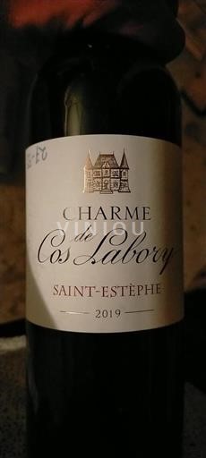 Bordeaux Saint-Estèphe Cos Labory Charme 2019