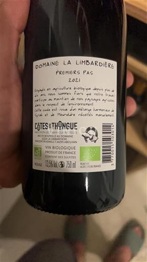 Linguadoca e Rossiglione Côtes de Thongue Domaine La Libardière Premiers Pas 2021