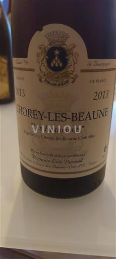 Bourgogne Chorey-lès-beaune Domaine Loïc Durand Les Beaumonts 2013