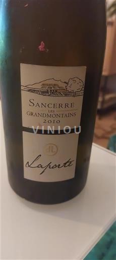 Vallée de la Loire Sancerre Laporte Les Grandmontains 2010