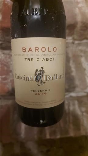 Piemonte Barolo Cascina Ballarin Tre Ciabot 2016