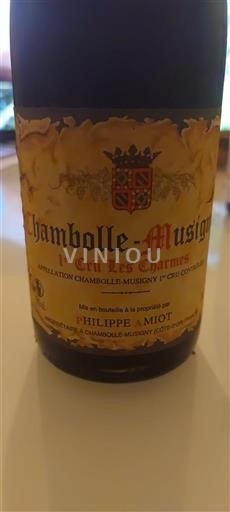 Burgundy Chambolle-Musigny Premier Cru Philippe Amiot Les Charmes 2005