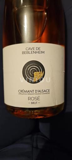 Alsácia Crémant da Alsácia Cave de Beblenheim Não Sazonado