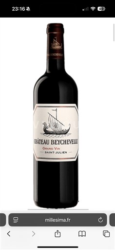 Bordeaux Saint-Julien Grand Cru Château Beychevelle 2023