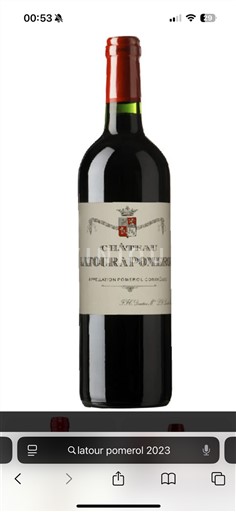 Bordeaux Pomerol Château Latour à Pomerol 2023