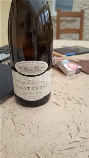 Burgundi Saint-Véran Domaine L'Enquête de Saint-Véran En Faux 2014