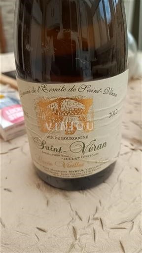 Burgundi Saint-Véran Domaine L'Ermite de Saint-Véran Julién Vieilles 2012