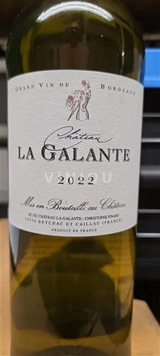 Bordeaux Non specificato Château La Galante 2022