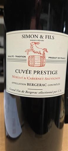 Sydvestfrankrig Bergerac Simon & Fils Prestige 2019
