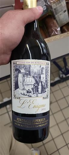 Bordeaux Bordeaux superiore L'Énigme 2016