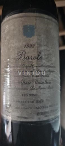 Piemonte Barolo Altare 1992
