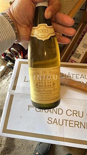 Bourgogne Chablis Premier Cru Château Maligny Fourchaume 2003