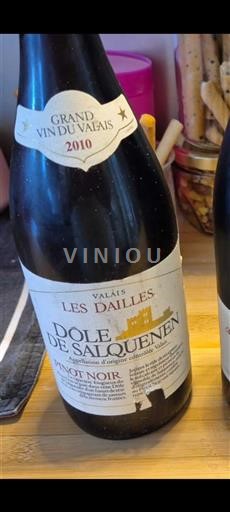 Valais Määrittelemätön Les Dailies Dôle de Salquenen 2010