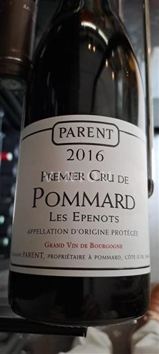 Borgogna Pommard Premier Cru Domaine Parent Les Epenots 2016