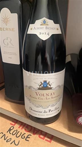 Vin Rouge sec Les Santenots Domaine Pavillon 2014 France Bourgogne Volnay Premier Cru