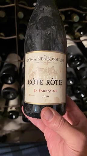 Valle del Rodano Côte-rôtie Domaine Bonserine La Sarrasine 2010