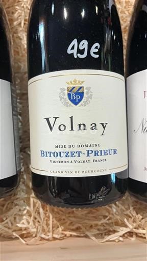 Vin Rouge sec Bitouzet-Prieur 2023 France Bourgogne Volnay