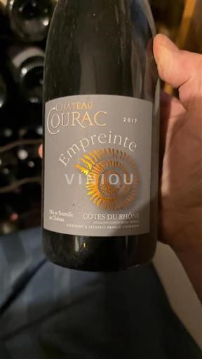 Rhônetal Côtes du Rhône Château Courac Empreinte 2017