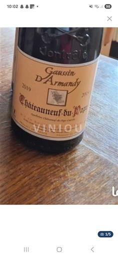 Rhône Valley Châteauneuf-du-Pape Gaussin Armandy 2019
