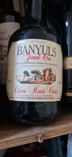 Roussillon Banyuls Grand Cru Grand Cru Cellier des Templiers Henri Caris Niet-geïntegreerd