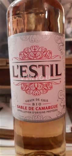 Vin Rosé sec Grain de Gris Non millésimé France Languedoc et Roussillon Sable de Camargue bio