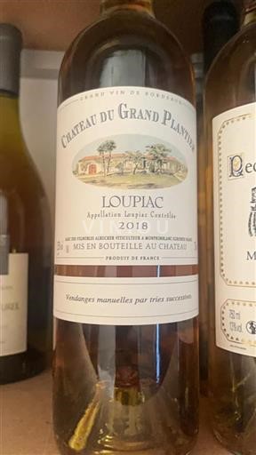 Bordeaux Loupiac Château Grand Plantier 2018