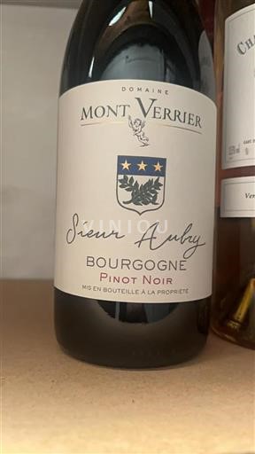 Bourgogne Domaine Mont Verrier Sieur Aubry 2023