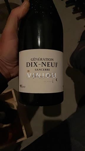 Vallée de la Loire Sancerre Alphonse Mellot Génération Dix-Neuf 2017