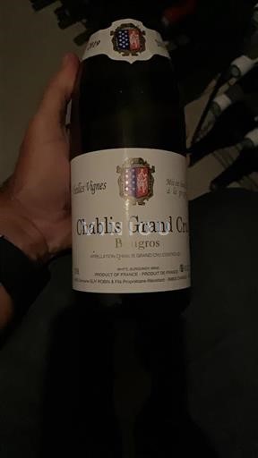 Bourgogne Chablis Grand Cru Domaine Guy Robin Vaillon 2019
