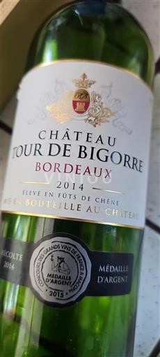 Bordeaux Château Tour de Bigorre 2014