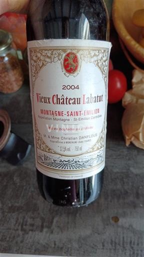 Bordeaux Montagne Saint-Émilion Château Vieux Labatut 2004