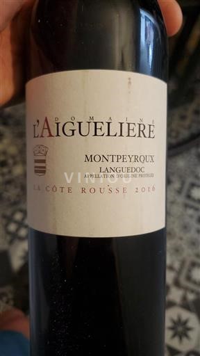 Languedoque Não especificado Domaine L'Aiguelière La Côte Rousse 2016