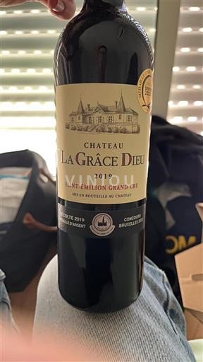 Burdeos Saint-Émilion Grand Cru Château La Grâce Dieu 2019