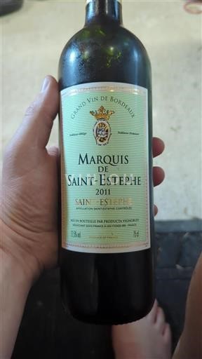 Bordeaux Saint-Estèphe Marquis de Saint-Estèphe 2011