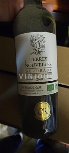 Bordeaux Terres Nouvelles 2018
