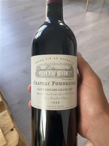 Bordeaux Saint-Émilion Grand Cru Grand Cru Château Fombrauge 1999