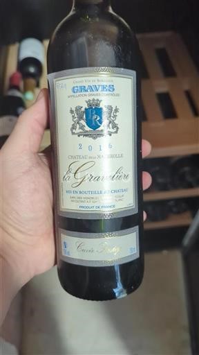 Bordeaux Graves Château La Mazerolle La Gravelière 2016