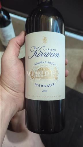 Bordeaux Margaux Grand Cru Château Kirwan 2018