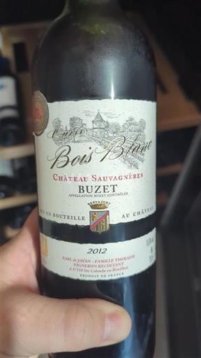 Sud-Ouest Buzet Château Sauvagnères Bois Blanc 2012